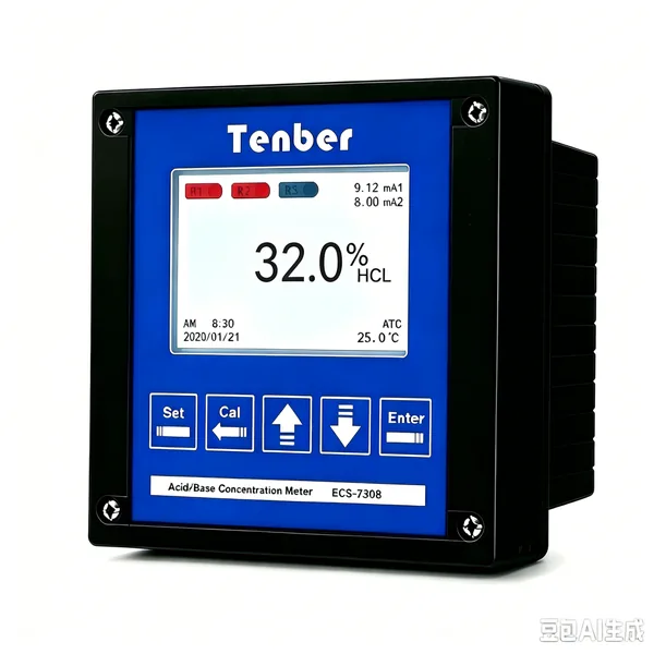 Tenber ECS-7308 Inductive Conductivity Concentration Meter industrial water quality instrument