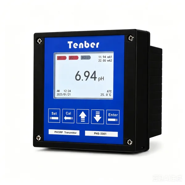Tenber PHS-3301 pH ORP Controller industrial water quality instrument